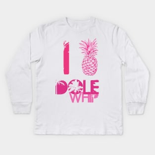 I Love Pinneaple Dole Kids Long Sleeve T-Shirt